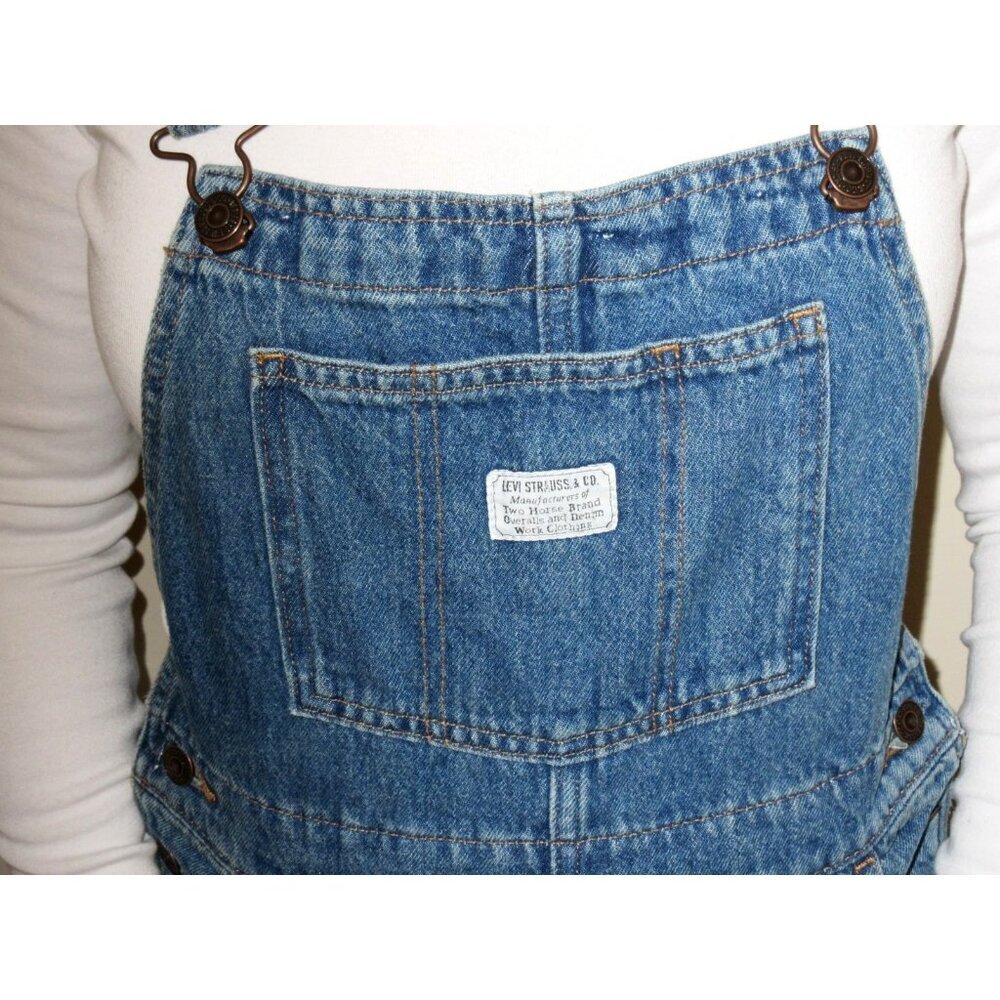 Levi's Women's Vintage Jeans Cotton Denim Overalls Medium Wash NWT 853150024 - Picture 2 of 14